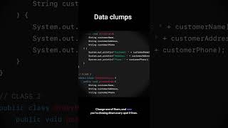 This Code Smell Can Wreck Your Project: Data Clumps #CodeSmells #CleanCode
