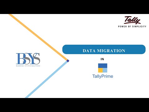 Migrate Company Data to TallyPrime Release 3.0 | #bsys #datamigration #kenya #tallyprime