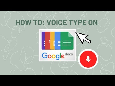 Voice Typing in a Google Doc