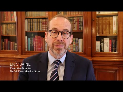 A Message from the Executive Director | McGill Executive Institute