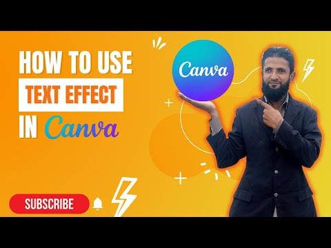 Text Editing in Canva: 13 Amazing Text Effects to go WOW! Urdu/Hindi
