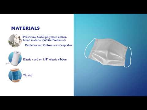 DIY 2-Ply Face Mask Sewing Instructions | Oneida Health Hospital