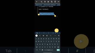 YouTube Scraping Using python | pytube python pydroid 3 | #shorts