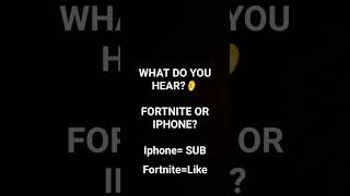 IPHONE OR FORTNITE? #fyp #shorts #iphone #fortnite