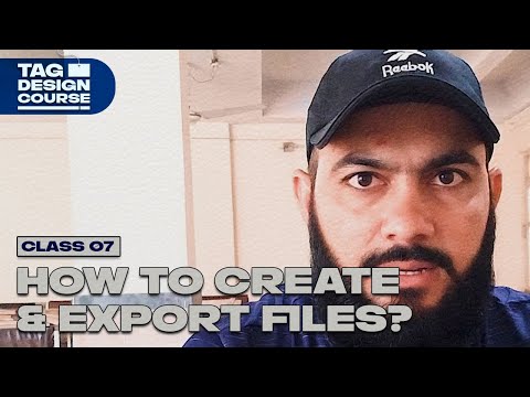 Clothing Tag Design Course | Class 7 | How to Prepare Files for Different Sizes and Export Them