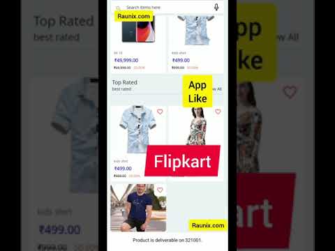 How To Make MULTI VENDOR App | Make App Like FlipKart | Make App Like Amazon #raunix #multi_vendor