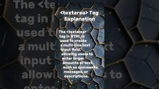 🔥 Master "textarea" Tag in 10s! 🧠💻 | HTML Hack You Need!**