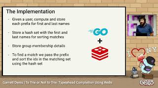 GopherCon 2025: To Trie or Not to Trie: Typeahead Completion Using Redis - Garrett Denis