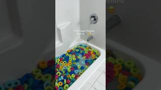 Froot Loops Themed Bath 🫧🛁🥹 #bath #shorts #viralvideo #bathtime #bedtimeroutine #fun