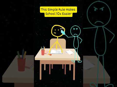 This Simple Rule Makes School 10x Easier #shorts #school #study
