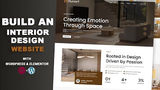 How to Build an Interior Design Website with WordPress & Elementor 2025 | Step-by-Step Tutorial