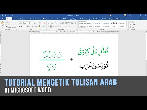 Tutorial Mudah Mengetik Teks Bahasa Arab dengan tepat + Harakat nya di Microsoft Word