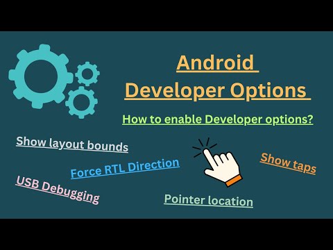 Android Developer Options | how to enable developer options | Show layout bounds | RTL direction |