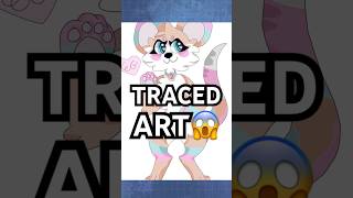 Some old traced art I made as a kid lol #drawing #art #fyp #furry