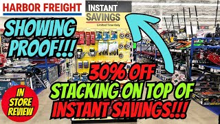 Harbor Freight Stacking 30% Off On Instant Savings Tool Deals With Proof!