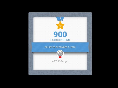Animation HTML CSS 900 subscribers