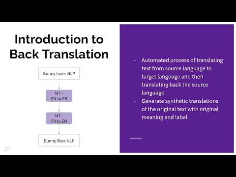 Back Translation Explained | Data Augmentation | Bunny Labs | LLM | NLU | NLP | Text