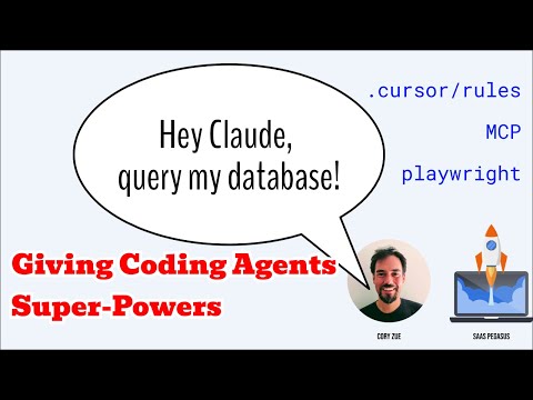 Giving Coding Agents Super Powers: Cursor Rules for Django and MCP for Postgres and Playwright