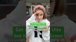 Only GREEN 💚 in ULTA challenge! #ulta #scoliosis #shopping #haul #challenge #shoppinghaul