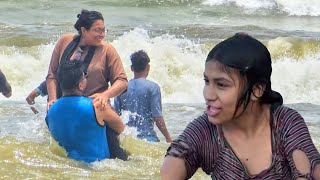 Cox's Bazar Sea Beach Swimming || New Swimming Viral Video 2025