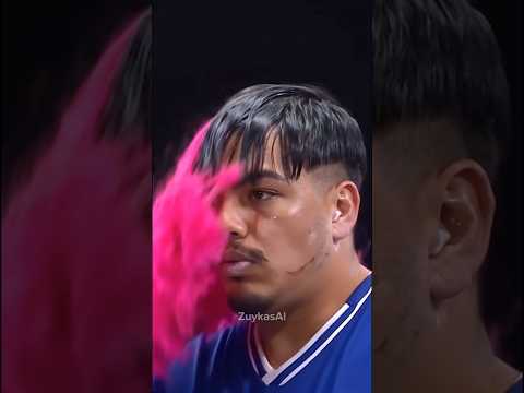 With a SLAP, his real hair came out 😂  #slapfighting #aiart #wrestling