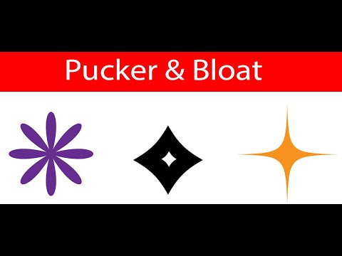 Pucker and Bloat| Adobe Illustrator Tutorial