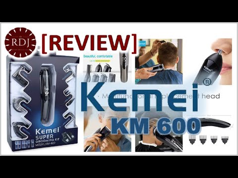 [REVIEW JUJUR] KEMEI KM 600 - 11 IN 1 HAIR TRIMMER CLIPPER RECHARGEABLE CUTTING ELECTRIC SHAVER