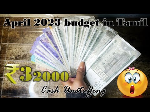 Cash Unstuffing | April 2023 Budget | Rashmi Budgets | in Tamil