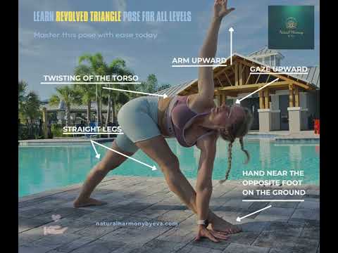 Fordított Háromszög póz - Parivrtta Trikonasana - Revolved Triangle Pose 