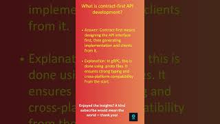DotNet Interview Questions – Part 22 | gRPC, Protobuf & Contract-First APIs