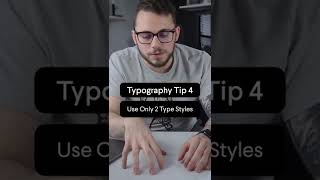 Only Use 2 Typefaces in Your Design Work - Typography Tips 4 #shorts #figma #design
