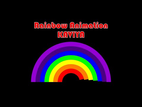 Rainbow Animation With CSS KAVIYA Design