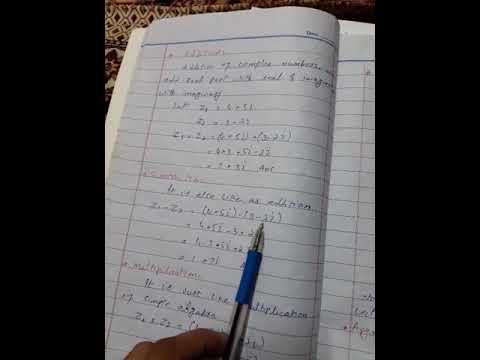 Complex numbers and their Algabra in urdu part 01.