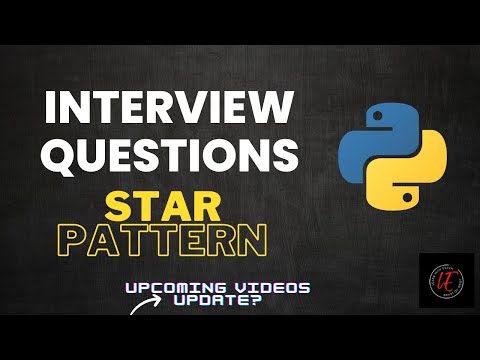 Interview questions about star pattern in python | Upcoming videos updates? | Learn with Esprit