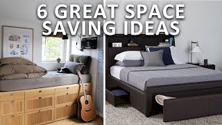 Top 6 INGENIOUS Space SAVING Ideas