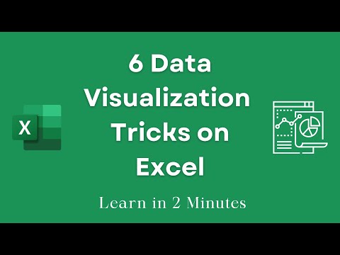 6 Data Visualization Tricks on Excel | 2 Minute Learning