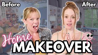 Extreme ADHD Home Organizing Makeover - Before and After Clutter Transformation