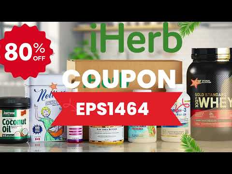 iHerb Promo Codes 2024!  iHerb Discount Code I to Get 80% OFF! ON IHERB Products