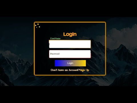 Build Stunning Modern Forms: Animated HTML & CSS Login Page