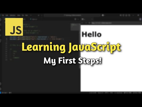 "Learning JavaScript - My First Steps in Coding!" #javascriptforbeginners