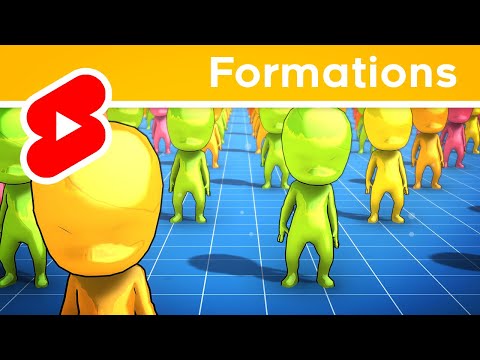 Radial Formations in Unity #Shorts