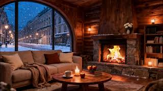 Late Night Cozy Study Session 🕯 - Fireplace & Calm LoFi for Deep Concentration