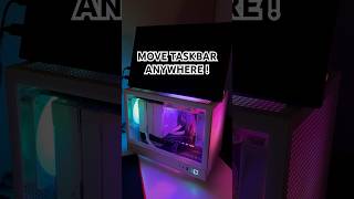 How to move the taskbar #shorts #pc #pctips #windowstips #windowssettings #pcsettings #pctricks