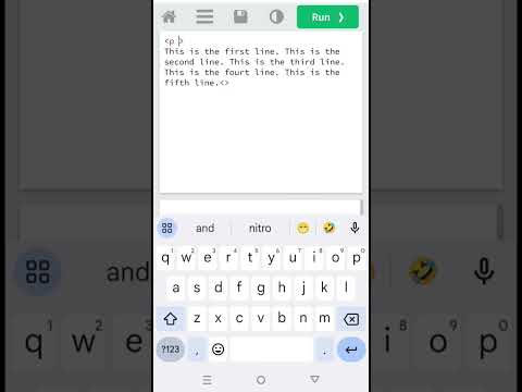 html lesson # 2 html tag for aligning text