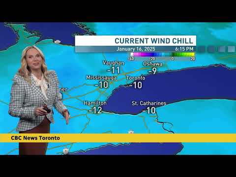 Colette Kennedy - CBC News Toronto at 6 - Weather -  Wednesday January 16, 2025
