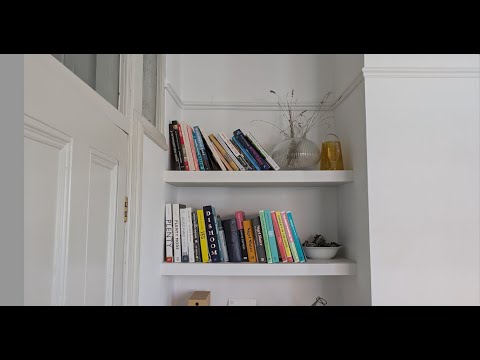 Installing & Revealing My Minimal Floating Shelves (Part 2)