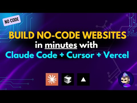 Build No-Code Websites in Minutes with Claude Code + Cursor + Vercel