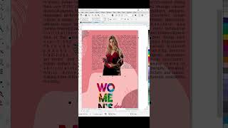 Master in CorelDraw Wrap Text | Wrap Tex Tool in CorelDRAW  #coreldrawtutorial #corel #shorts #logo