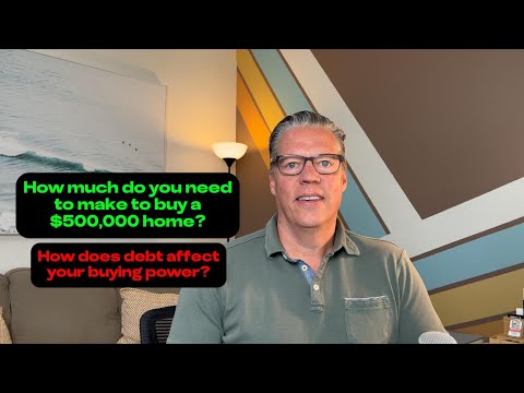 How Much Do You Need to Make To Buy A $500K Home: 5% Down Conventional