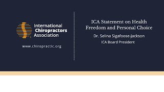 ICA Statement on Health Freedom and Personal Choice